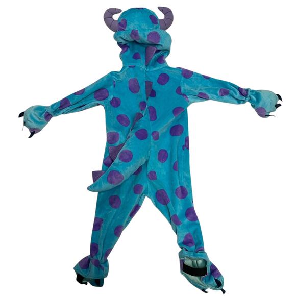 Disney Pixar Monsters Inc Plush SULLY Halloween Costume Blue/Purple 12-18 months - Picture 4 of 10